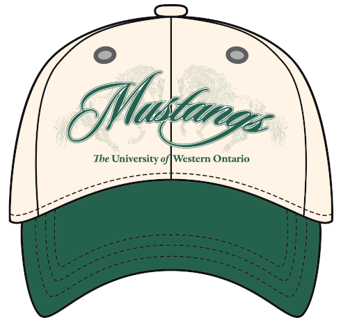 ST. PATTY'S "MUSTANGS" GREEN BASEBALL HAT